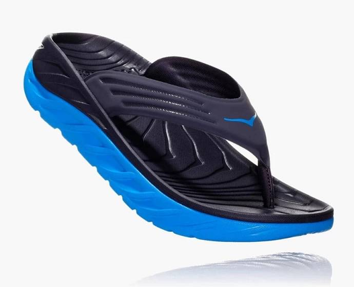 Dámské Žabky Hoka ORA Recovery Tmavě Blankyt | CZ-7860954