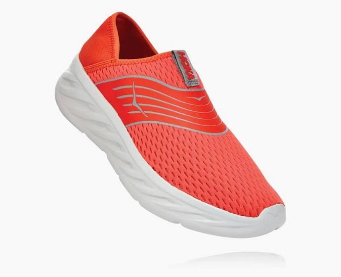 Pánské Boty Slip On Hoka ORA Recovery Oranžové | CZ-8062347