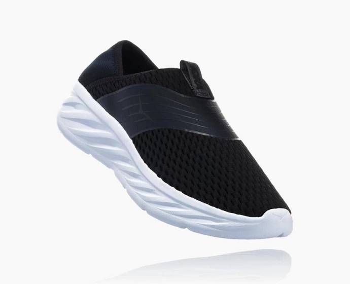 Pánské Boty Slip On Hoka ORA Recovery Černé | CZ-0319482