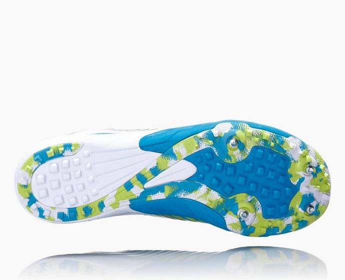 Dámské Boty S Hroty Hoka EVO XC Spike Blankyt Zelene | CZ-9487130