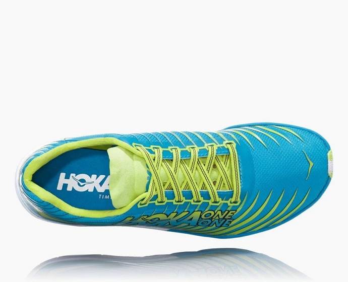 Dámské Boty S Hroty Hoka EVO XC Spike Blankyt Zelene | CZ-9487130