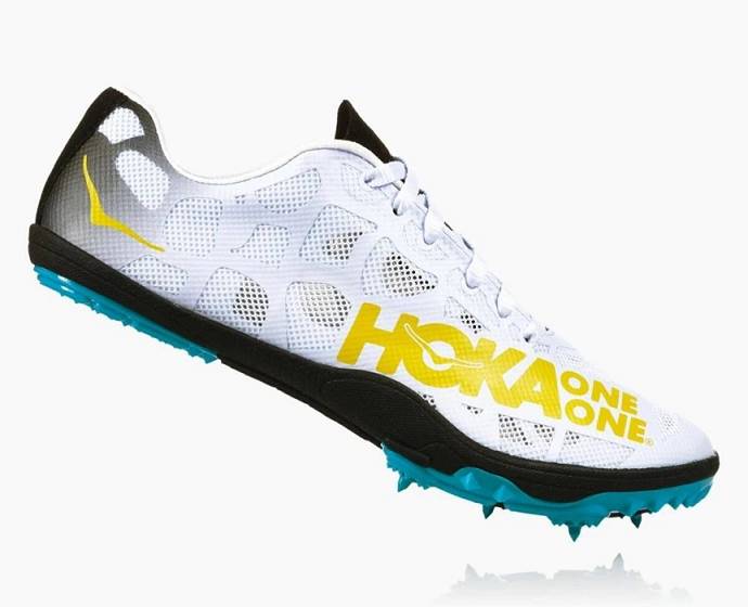 Dámské Boty S Hroty Hoka Rocket LD Bílé | CZ-4506713