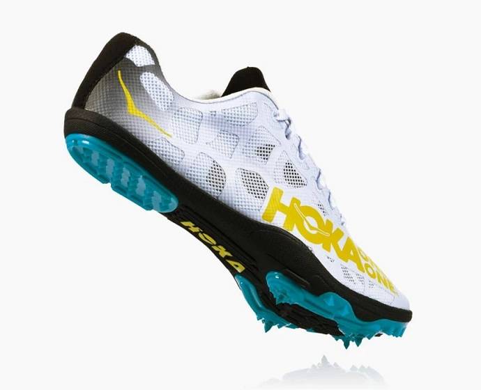 Dámské Boty S Hroty Hoka Rocket LD Bílé | CZ-4506713