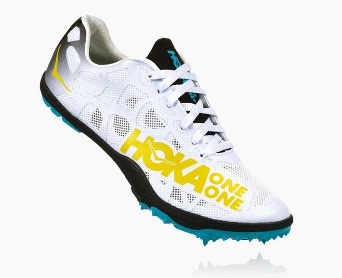 Dámské Boty S Hroty Hoka Rocket LD Bílé | CZ-4506713