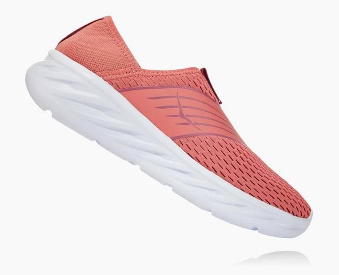 Dámské Boty Slip On Hoka ORA Recovery Růžové | CZ-9583174