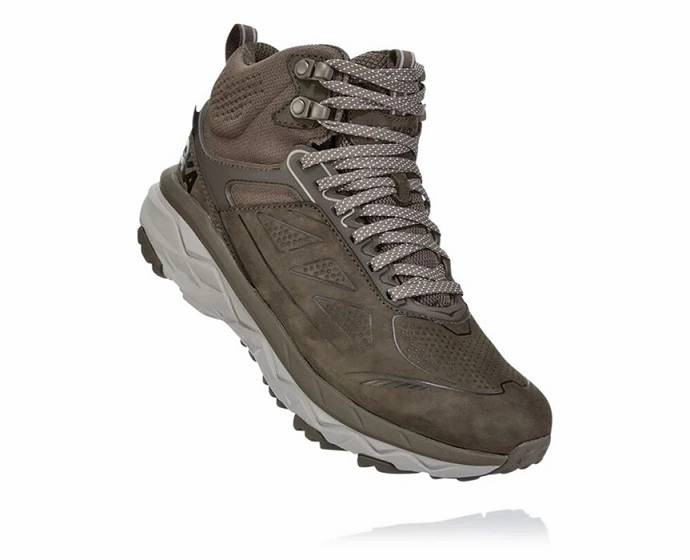 Dámské Běžecké Boty Hoka Challenger Mid GORE-TEX Hnědé | CZ-6574920