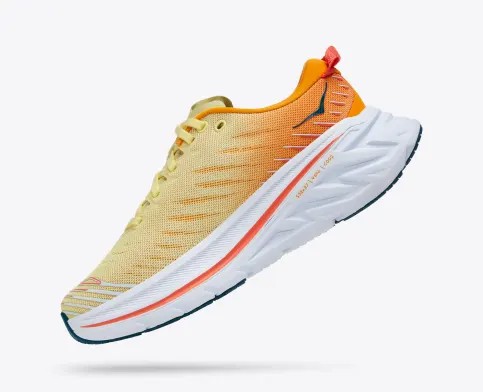 Dámské Racing Boty Hoka Bondi X Žluté Bílé | CZ-4651079