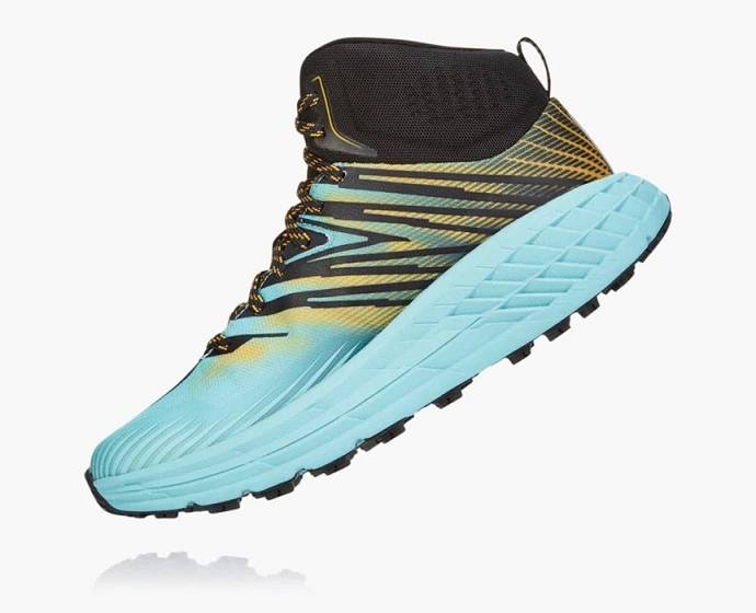 Dámské Trailové Běžecké Boty Hoka Speedgoat Mid GORE-TEX Hnědožlutý | CZ-7690582