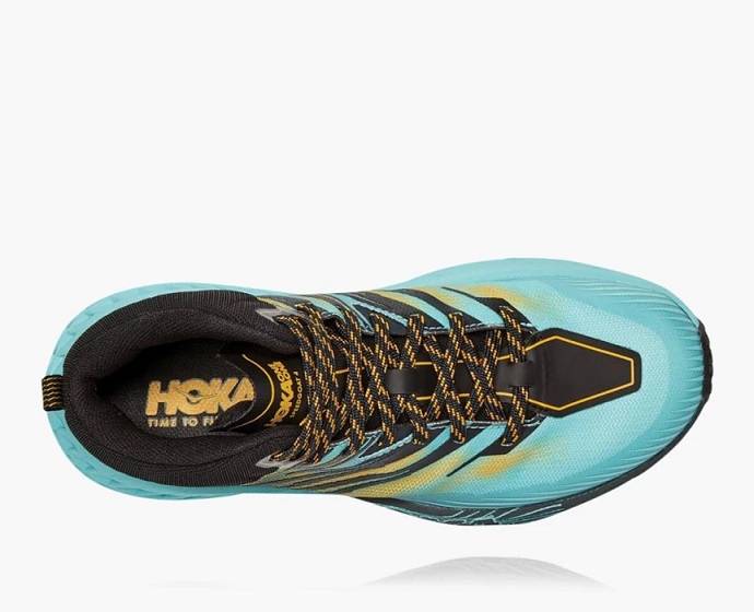 Dámské Trailové Běžecké Boty Hoka Speedgoat Mid GORE-TEX Hnědožlutý | CZ-7690582