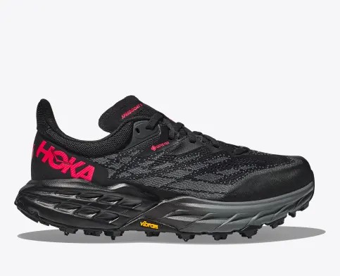 Dámské Trailové Běžecké Boty Hoka Speedgoat 5 GTX Spike Černé | CZ-9614438