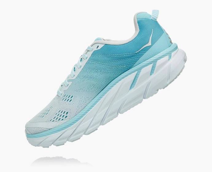 Dámské Trekové Boty Hoka Aqua Clifton 6 Hnědožlutý | CZ-2471089