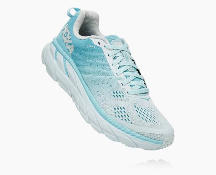 Dámské Trekové Boty Hoka Aqua Clifton 6 Hnědožlutý | CZ-2471089