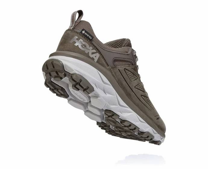 Dámské Turistické Boty Hoka Challenger Low GORE-TEX Hnědé | CZ-4212345