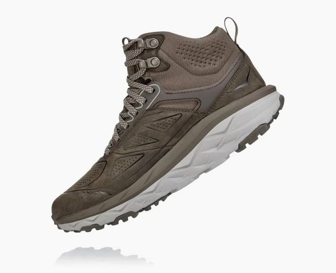 Dámské Turistické Boty Hoka Challenger Mid GORE-TEX Široké Hnědé | CZ-1709486