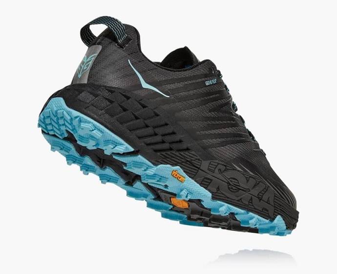 Dámské Turistické Boty Hoka Speedgoat 4 GORE-TEX Černé | CZ-9275684