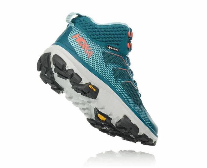 Dámské Turistické Boty Hoka Toa GORE-TEX Zelene | CZ-1479608