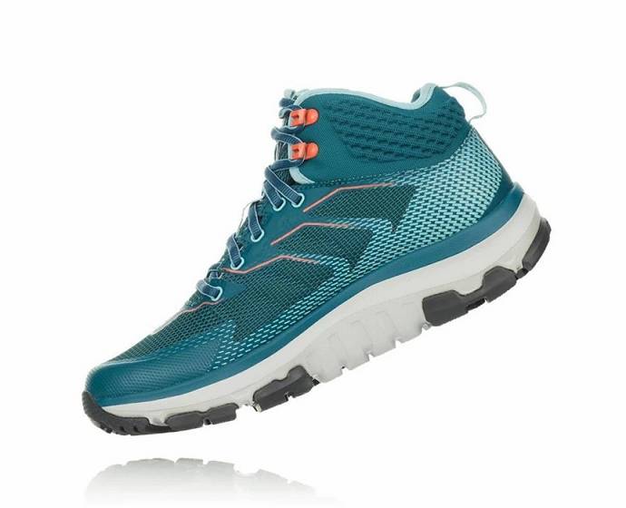 Dámské Turistické Boty Hoka Toa GORE-TEX Zelene | CZ-1479608