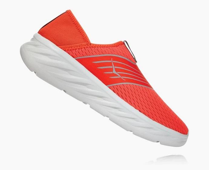 Pánské Boty Slip On Hoka ORA Recovery Oranžové | CZ-8062347