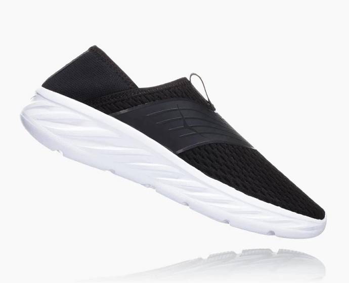 Pánské Boty Slip On Hoka ORA Recovery Černé | CZ-0319482