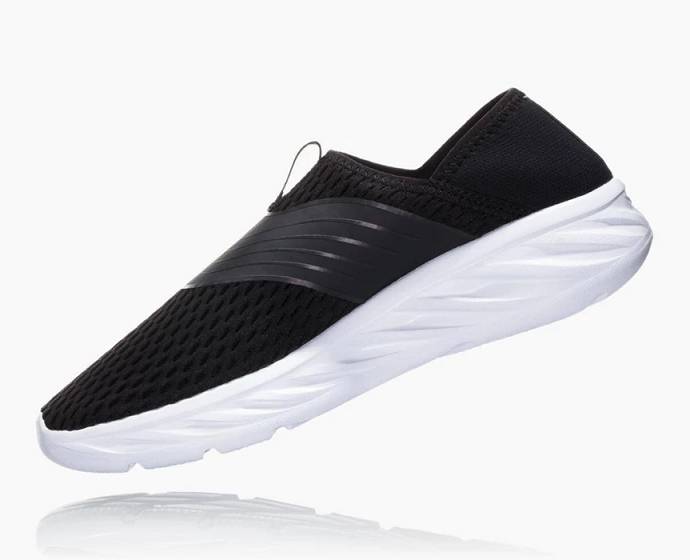 Pánské Boty Slip On Hoka ORA Recovery Černé | CZ-0319482