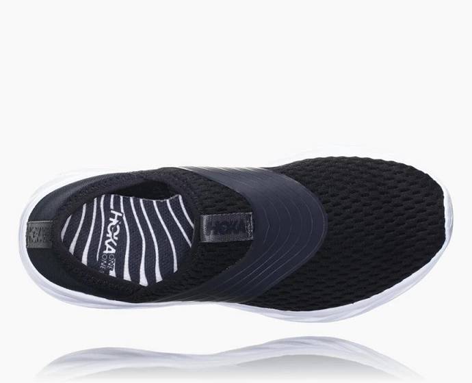 Pánské Boty Slip On Hoka ORA Recovery Černé | CZ-0319482