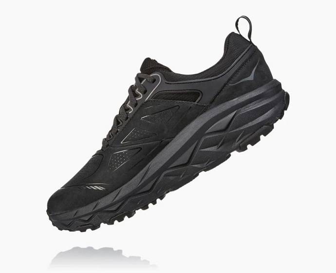 Pánské Trailové Běžecké Boty Hoka Challenger Low GORE-TEX Široké Černé | CZ-2791348