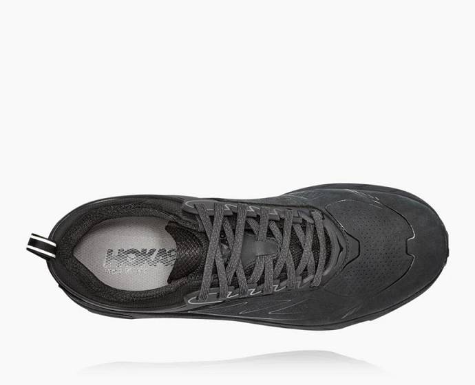 Pánské Trailové Běžecké Boty Hoka Challenger Low GORE-TEX Široké Černé | CZ-2791348