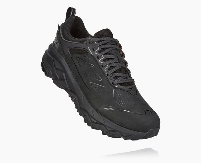 Pánské Trailové Běžecké Boty Hoka Challenger Low GORE-TEX Široké Černé | CZ-2791348