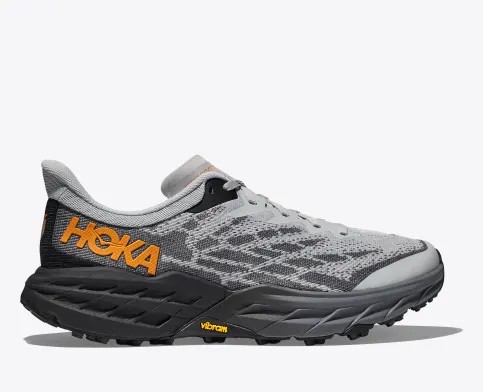 Pánské Trailové Běžecké Boty Hoka Speedgoat 5 Šedé Černé | CZ-0148965