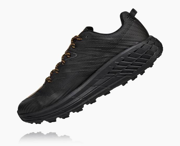 Pánské Trailové Běžecké Boty Hoka Speedgoat 4 GORE-TEX Černé | CZ-2580394