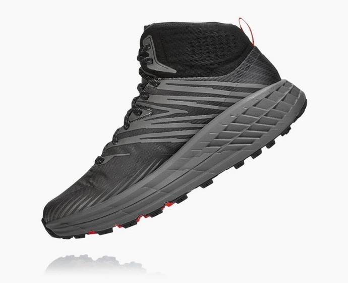 Pánské Trailové Běžecké Boty Hoka Speedgoat Mid GORE-TEX Šedé | CZ-6534907