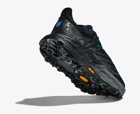 Pánské Trailové Běžecké Boty Hoka Speedgoat 5 GTX Spike Černé | CZ-6839027