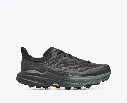 Pánské Trailové Běžecké Boty Hoka Speedgoat 5 GTX Spike Černé | CZ-6839027