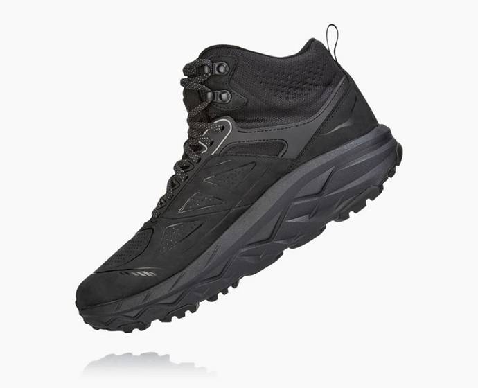 Pánské Turistické Boty Hoka Challenger Mid GORE-TEX Černé | CZ-2509837