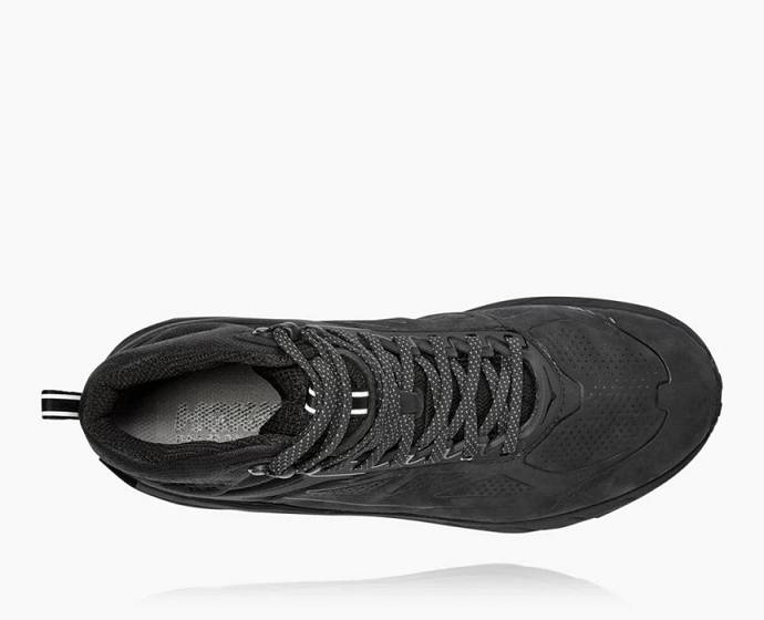 Pánské Turistické Boty Hoka Challenger Mid GORE-TEX Široké Černé | CZ-3526498