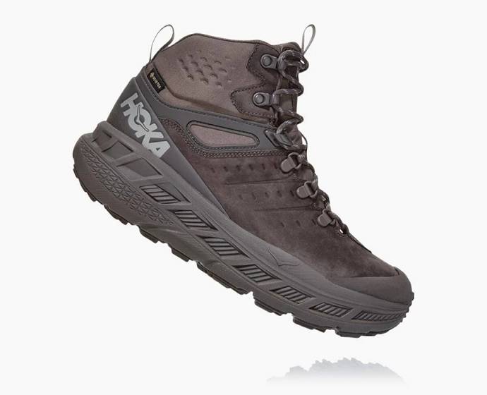 Pánské Turistické Boty Hoka Stinson Mid GORE-TEX Hnědé | CZ-7246159