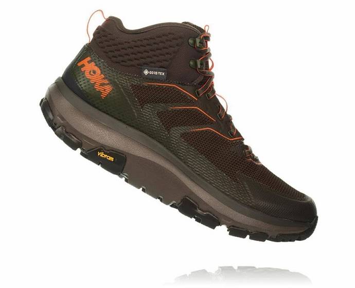 Pánské Turistické Boty Hoka Toa GORE-TEX Hnědé | CZ-8264173