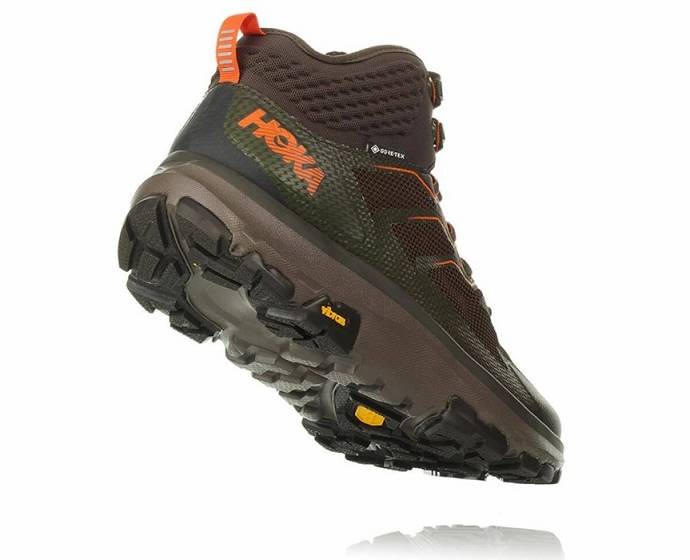 Pánské Turistické Boty Hoka Toa GORE-TEX Hnědé | CZ-8264173