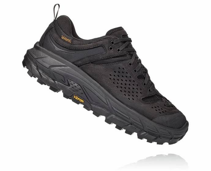 Pánské Turistické Boty Hoka Tor Ultra Low Wp Jp Černé | CZ-8037926