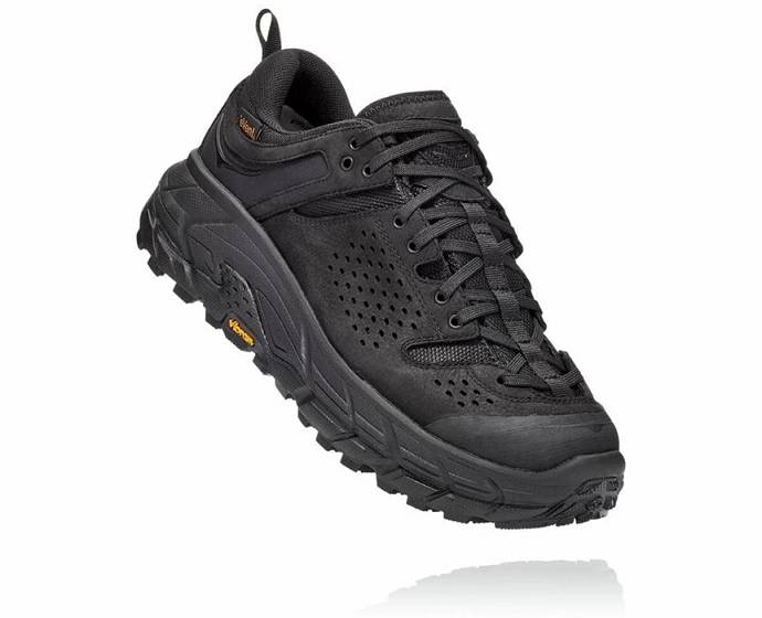 Pánské Turistické Boty Hoka Tor Ultra Low Wp Jp Černé | CZ-8037926